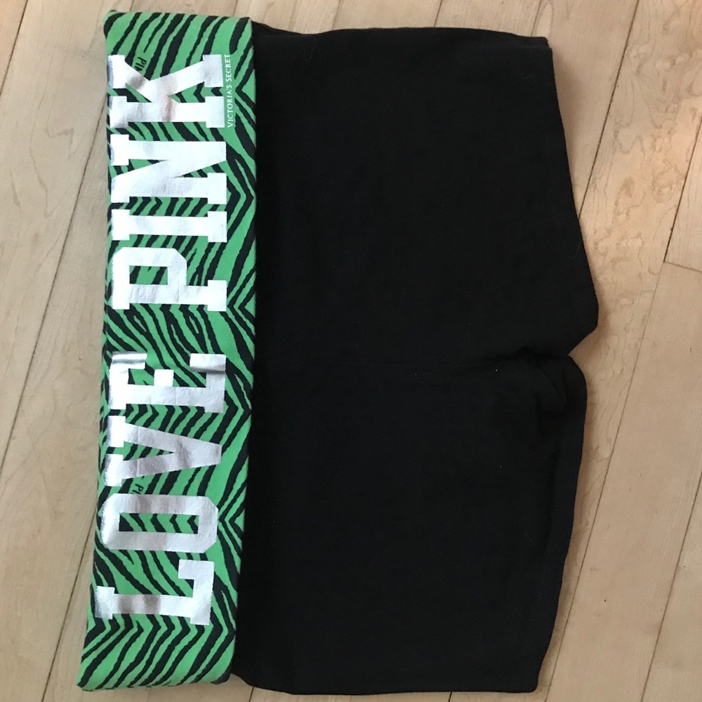 Love Pink Zebra Print Shorts